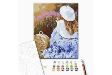 Mal efter tal - Favorite lavender