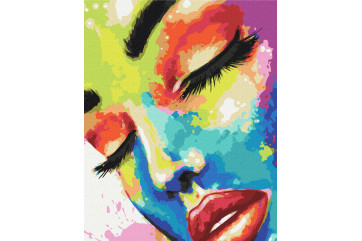 Mal efter tal - Woman in colors - mennesker