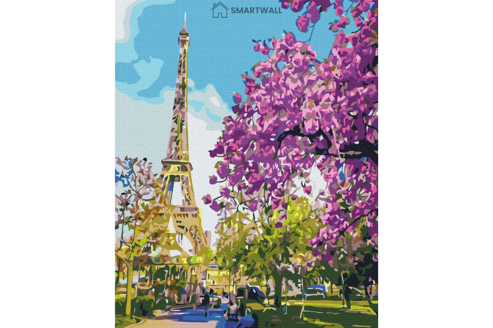 Mal efter tal - In the center of Paris - byer
