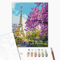 Mal efter tal - In the center of Paris