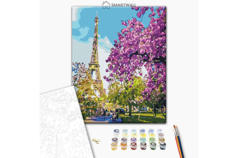 Mal efter tal - In the center of Paris