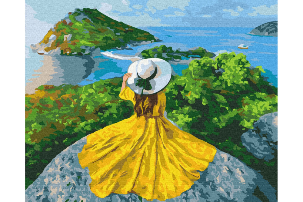 Mal efter tal - The girl-sun - mennesker