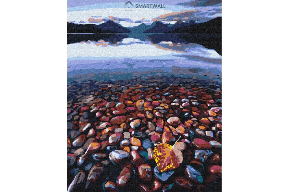 Mal efter tal - Rocky coast - landskaber