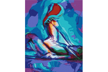 Mal efter tal - The colors of passion - abstraktion