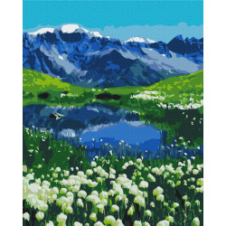 Mal efter tal - Alpine meadows - landskaber