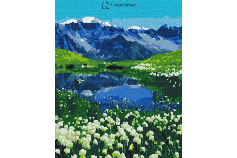 Mal efter tal - Alpine meadows - landskaber