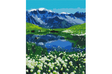 Mal efter tal - Alpine meadows - landskaber