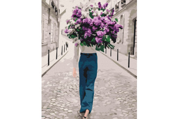 Mal efter tal - Lilac walk - mennesker