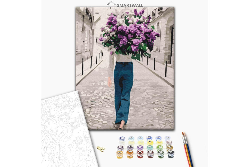 Mal efter tal - Lilac walk