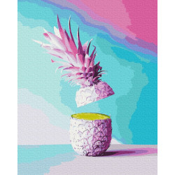 Mal efter tal - A piece of pineapple - blomster