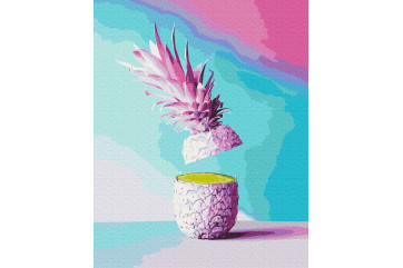 Mal efter tal - A piece of pineapple - blomster
