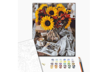 Mal efter tal - Cozy autumn bouquet