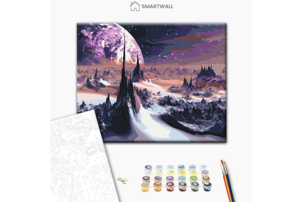 Mal efter tal - Space landscapes