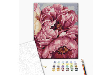 Mal efter tal - Flowering peonies