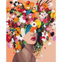 Mal efter tal - Flower nymph - blomster