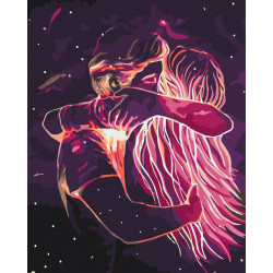 Mal efter tal - Cosmic hugs © Yulia Pavlova - rummet