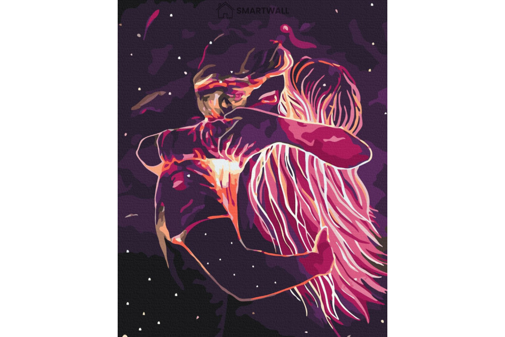 Mal efter tal - Cosmic hugs © Yulia Pavlova - rummet