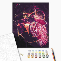 Mal efter tal - Cosmic hugs © Yulia Pavlova