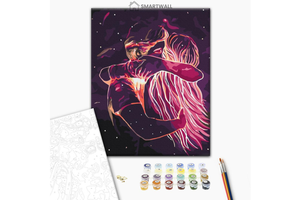 Mal efter tal - Cosmic hugs © Yulia Pavlova