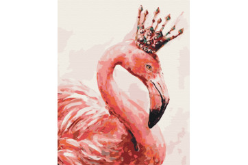 Mal efter tal - Royal flamingo - dyr