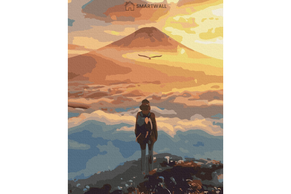 Mal efter tal - Paradise landscape - mennesker