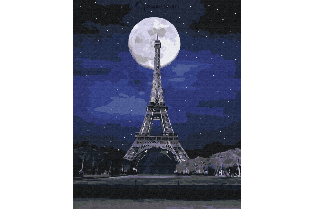 Mal efter tal - Full moon in Paris - byer