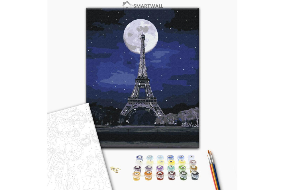 Mal efter tal - Full moon in Paris