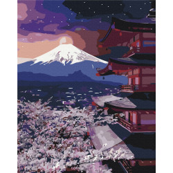 Mal efter tal - Mount Fuji - landskaber