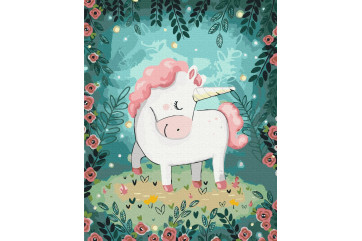 Mal efter tal - unicorn - dyr
