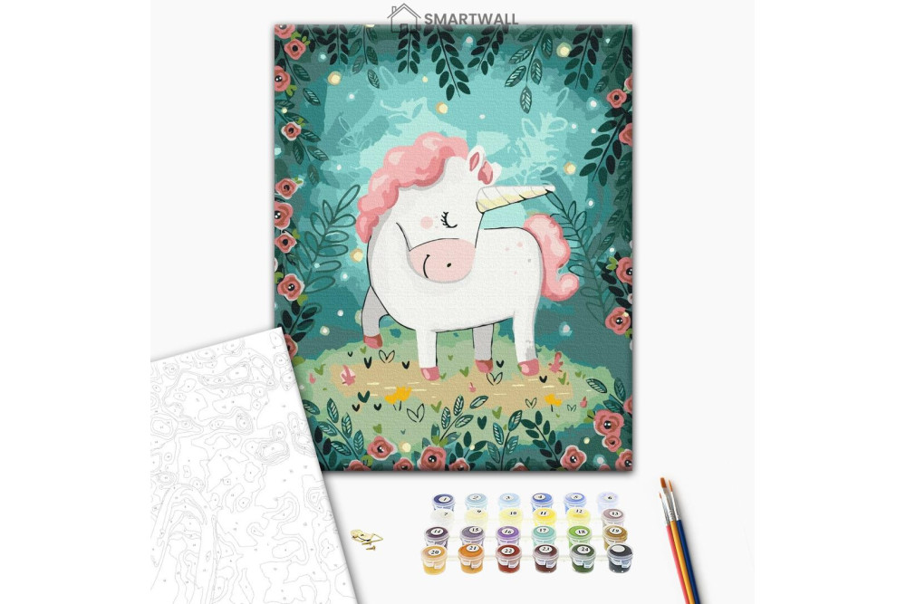 Mal efter tal - unicorn