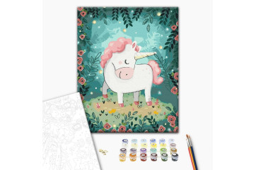 Mal efter tal - unicorn