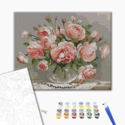 Mal efter tal - Roses on the table