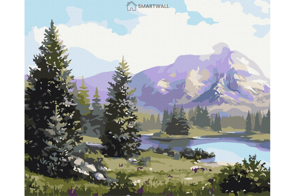 Mal efter tal - Wonderful mountains - landskaber