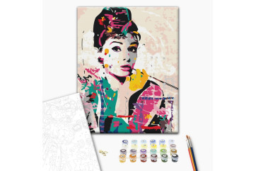 Mal efter tal - Audrey Hepburn