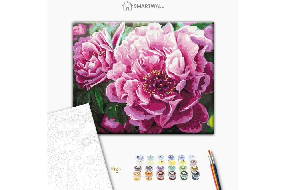 Mal efter tal - Luxurious peonies