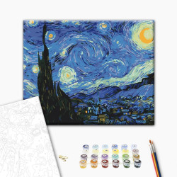 Mal efter tal - The Starry Night