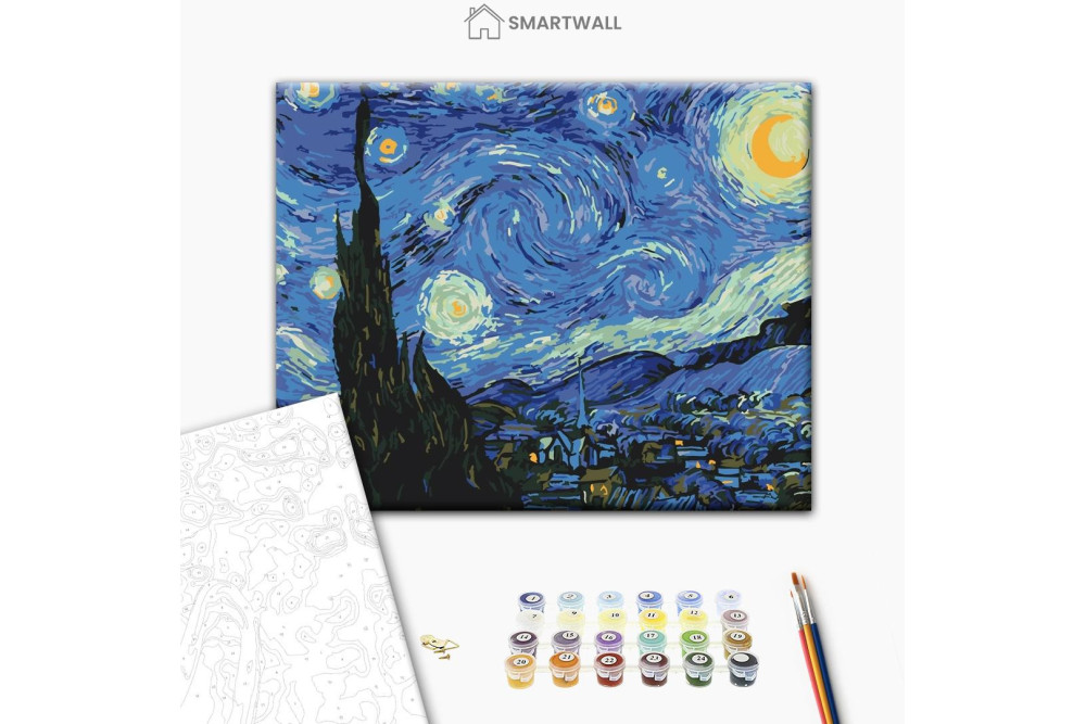Mal efter tal - The Starry Night