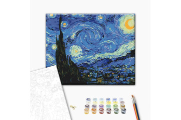 Mal efter tal - The Starry Night
