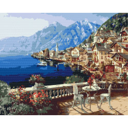 Mal efter tal - Town under the Alps - landskaber
