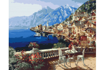 Mal efter tal - Town under the Alps - landskaber