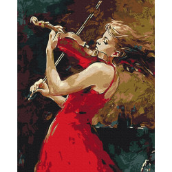 Mal efter tal - Girl with violin - musik og dans