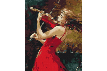 Mal efter tal - Girl with violin - musik og dans