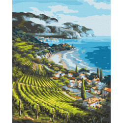 Mal efter tal - Seaside settlement - landskaber