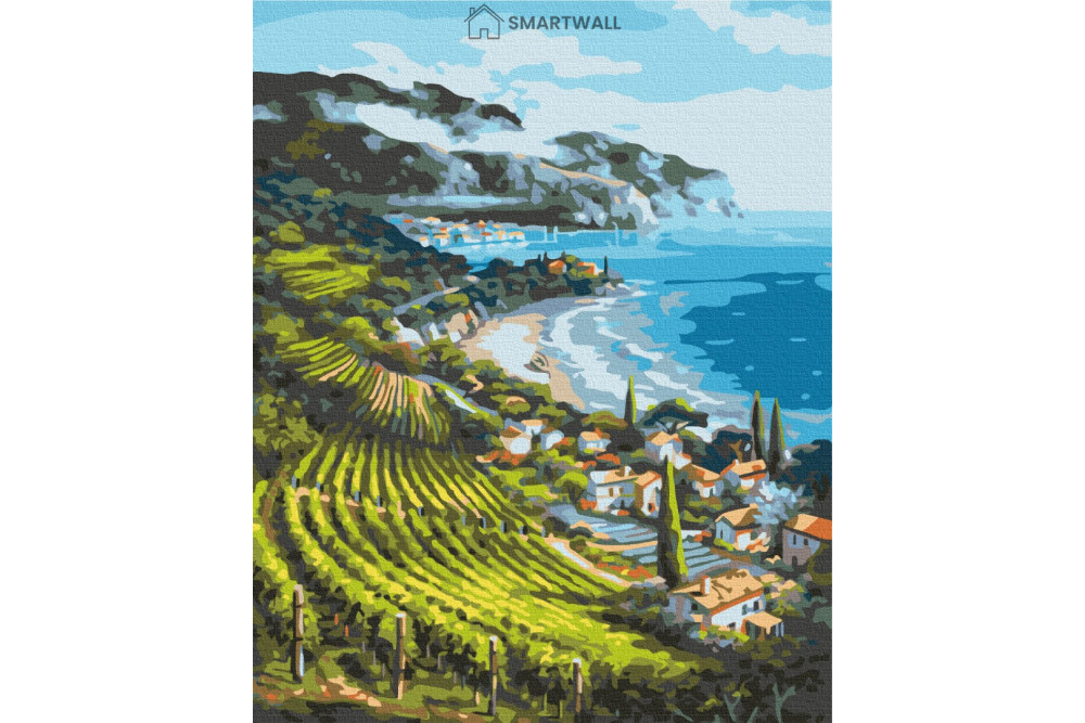 Mal efter tal - Seaside settlement - landskaber