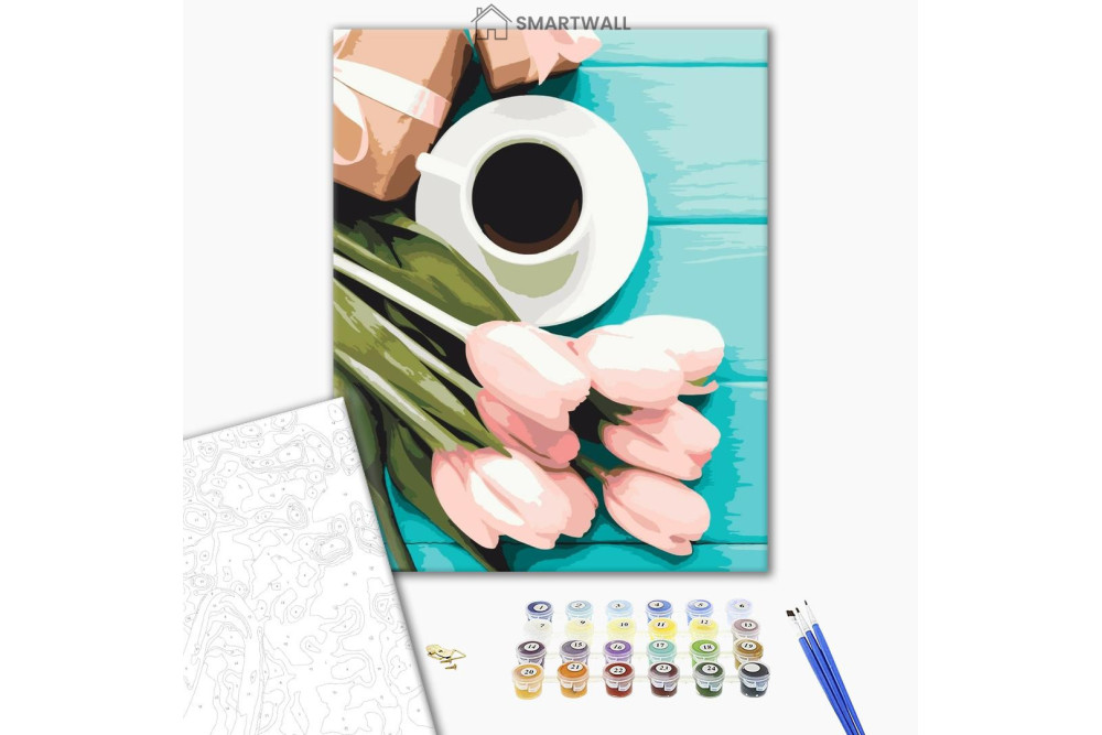 Mal efter tal - Tulips for coffee