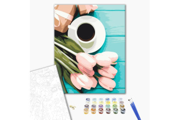 Mal efter tal - Tulips for coffee