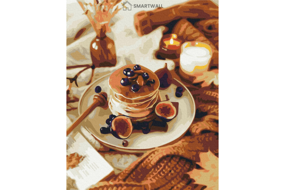 Mal efter tal - Autumn pancakes - mad og drikke