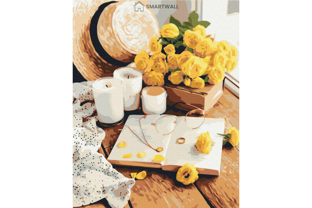 Mal efter tal - Flower book - blomster