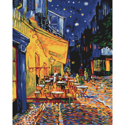 Mal efter tal - Night cafe in Arles. Van Gogh - diverse