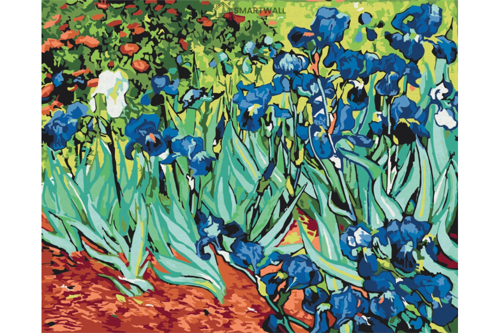 Mal efter tal - Irises. Van Gogh - diverse